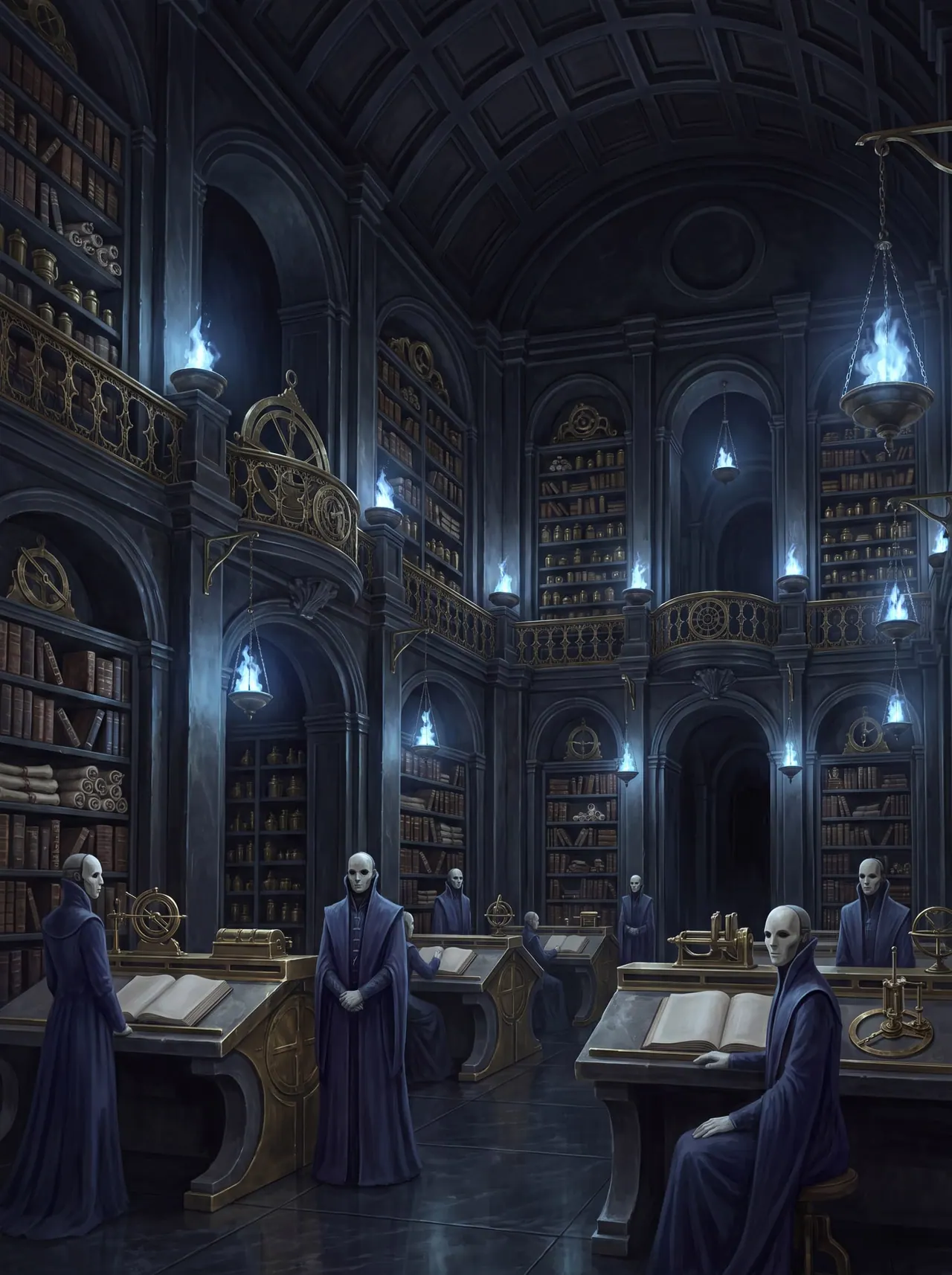 The Hollow Court — the east · the preserved
