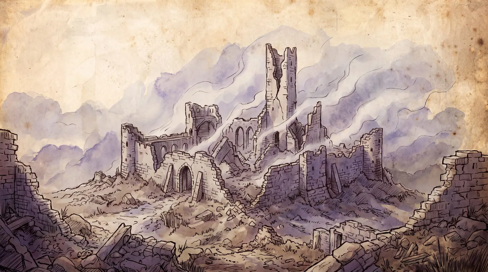 The Fallen Castle — grave-ground of a golden age
